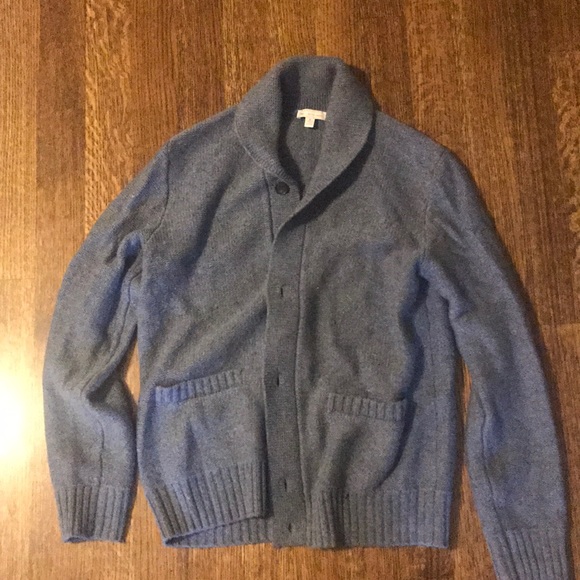 Gap light blue Shawl collar cardigan - Picture 2 of 2